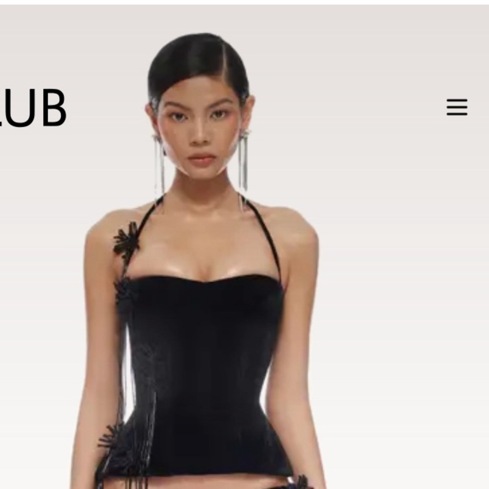 Fanci Club Dahlia Velvet Corset
